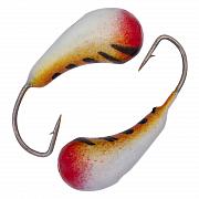 Фото чесночинка d 4,0 мм, вес 1,6 гр, цвет lbp с полосками/10 шт/